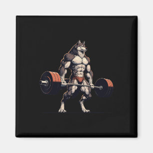 Funny Workout Gym Jokes Tee Bodybuilding Fitness Magnet