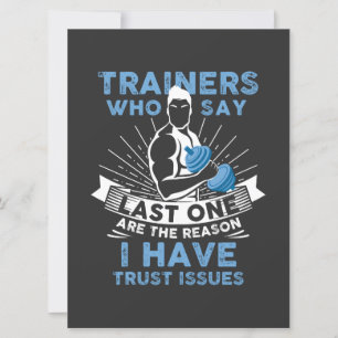 Funny Workout - I Have Trust Issues