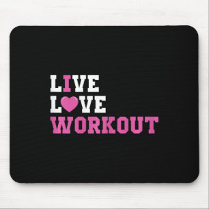 Funny Workout Lover Gifts And Bodybuilding Outfits Mouse Pad