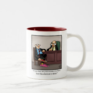 Funny Workplace Attention To Detail Humour Mug