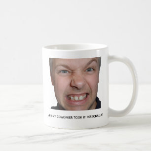 Funny Workplace Coffee Meme Mug for Coworkers