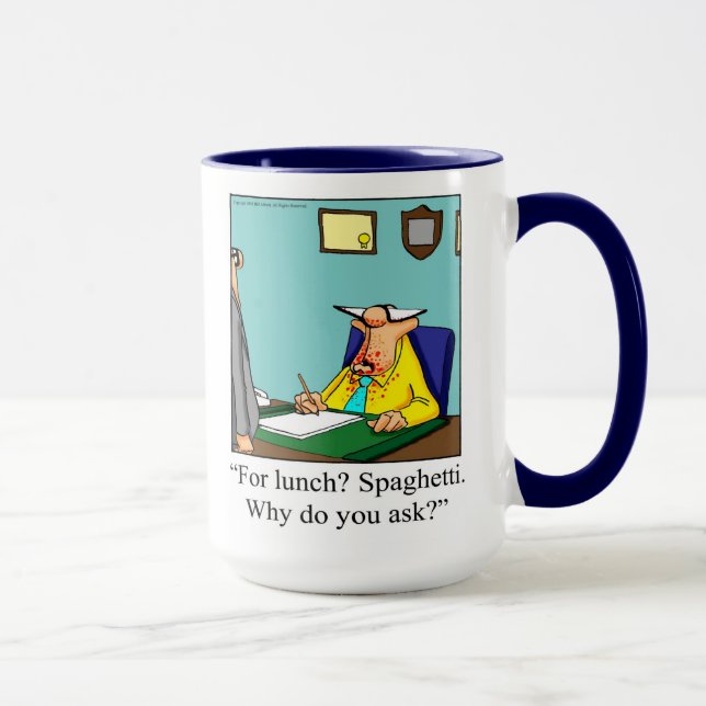 Funny Workplace Humour Coffee Mug (Right)
