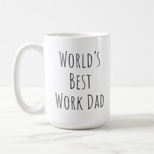Funny World's Best Work Dad Coffee Mug