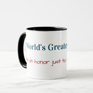 Funny World's Greatest Father award Father's Day Mug