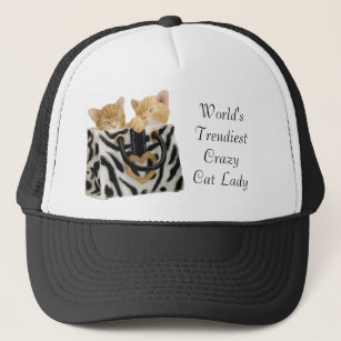 Funny World's Trendiest Crazy Cat Lady Hat