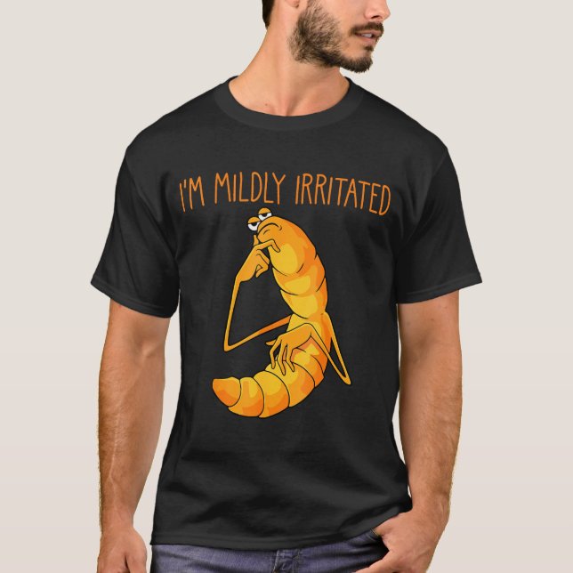 Funny Worm Meme I'm Mildly Irritated Marcus Mens W T-Shirt (Front)