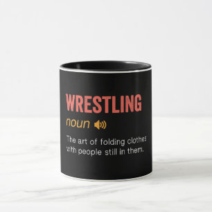 Funny Wrestling Definition Mug