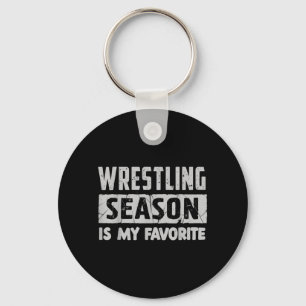 Funny Wrestling is Favourite Season Wrestler Keychain