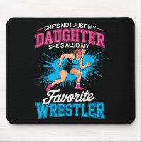 Funny Wrestling Mom Dad Daughter Girl Wrestler