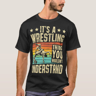 Funny Wrestling Shirts For Men Boys Kids Vintage