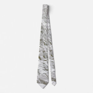 Funny wrinkled paper tie