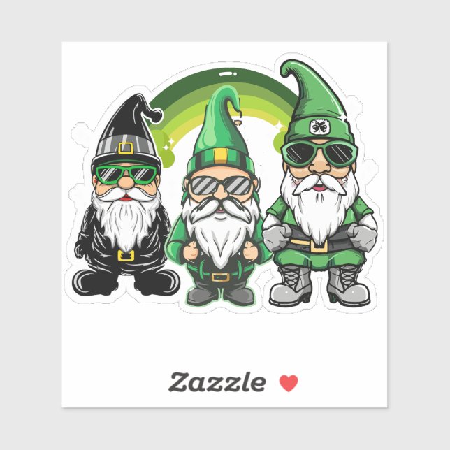 Funny Wrong Garden Humour Gnome Life St Patricks S (Sheet)