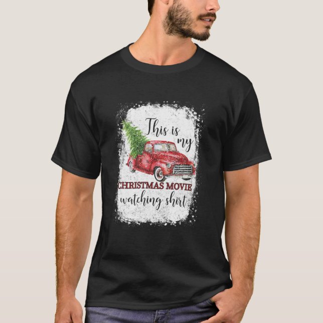 Funny X-Mas Tee This Is My Christmas Movie Watchin (Front)