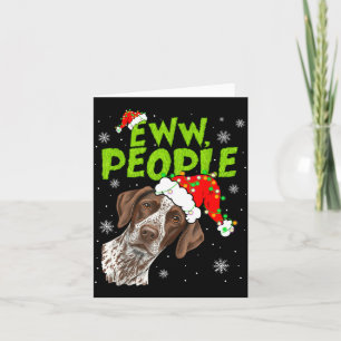 Funny Xmas Ew People Gsp Dogs Lover Pajamas Men Wo Card