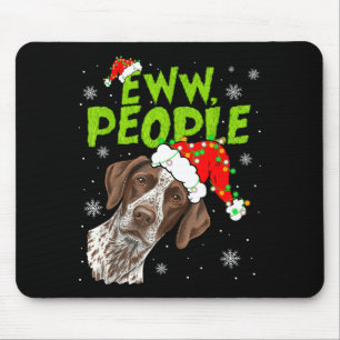 Funny Xmas Ew People Gsp Dogs Lover Pajamas Men Wo Mouse Pad