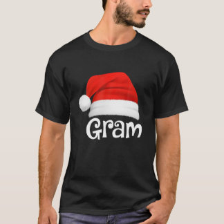 Funny Xmas Pajama Group Matching Gram Christmas Ha T-Shirt