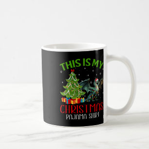 Funny Xmas Santa Lights This Is My Dragon Christma Coffee Mug