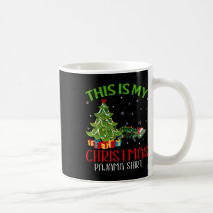 Funny Xmas Santa Lights This Is My Iguana Christma Coffee Mug