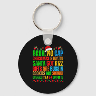 Funny Xmas School Generation Alpha Gen A Slang Chr Keychain