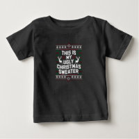 Funny Xmas This Is My Ugly Christmas Sweater