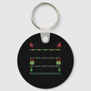 Funny Xmas Too Hot Ugly Christmas Sweaters Women M Keychain