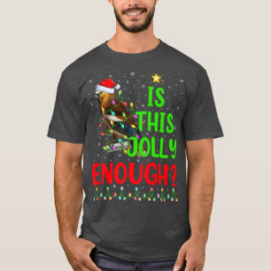Funny Xmas Tree Is This Jolly Enough Finches Bird T-Shirt
