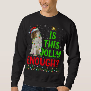 Funny Xmas Tree Is This Jolly Enough Japanese Chin Sweatshirt