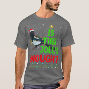 Funny Xmas Tree Is This Jolly Enough Magpie Bird C T-Shirt