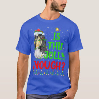 Funny Xmas Tree Is This Jolly Enough Shih Tzu Chri T-Shirt