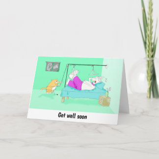 Funny Xray brocken foot card