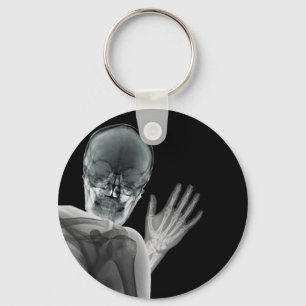 Funny Xray Photobomb Keychain