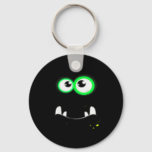 Funny Y Monster Eyeball Face Easy Christma Costume Keychain
