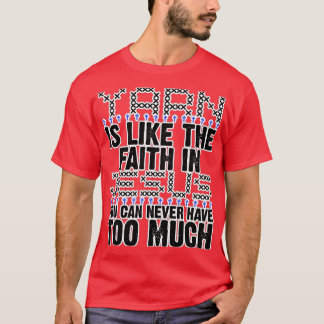 Funny Yarn Jesus Knitter Crocheter 1 T-Shirt