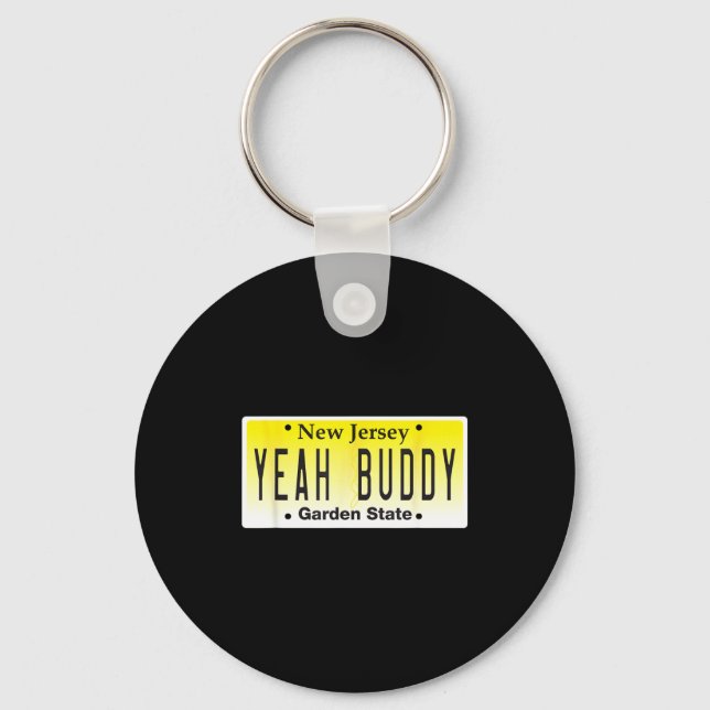 Funny Yeah Buddy Pauly D Jersey Shore Seaside Heig Keychain (Front)