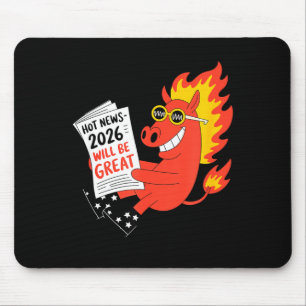 Funny Year Of The Horse – Chinese Zodiac New Year Mouse Pad