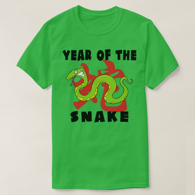 Funny Year of The Snake  (2)  T-Shirt (Design Front)