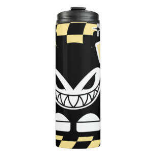 Funny Yellow Labubou-Inspired Thermal Tumbler