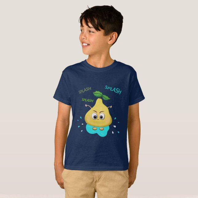 Funny yellow pear T-Shirt (Front Full)