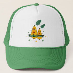 Funny yellow pears trucker hat