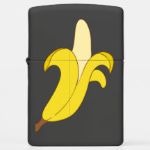 Funny yellow peeled banana illustration