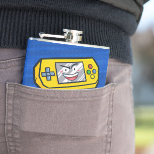 Funny Yellow Portable Father's Day Greeting Hip Flask