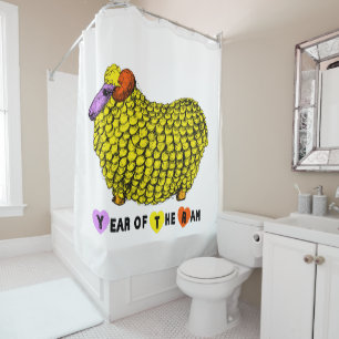 Funny Yellow Ram Chinese Year Zodiac Birthday ShC