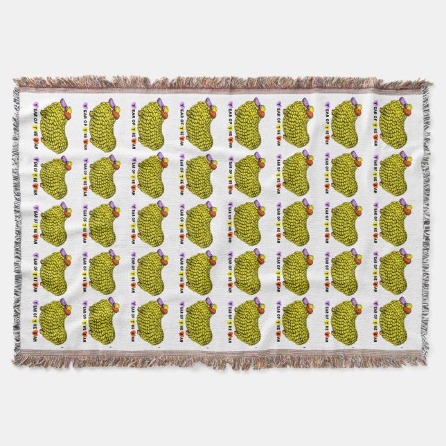 Funny Yellow Ram Chinese Year Zodiac Birthday TB Throw Blanket (Front)