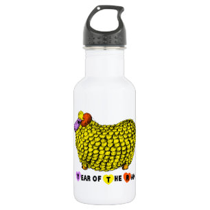 Funny Yellow Ram Chinese Year Zodiac Birthday WaB 532 Ml Water Bottle