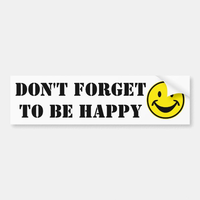 Funny yellow + your backg. & ideas bumper sticker (Front)