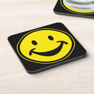 Funny yellow + your backg. & ideas coaster