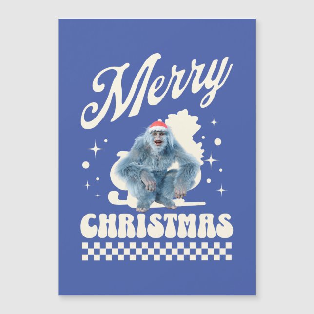 Funny Yeti - Merry Christmas (Front)