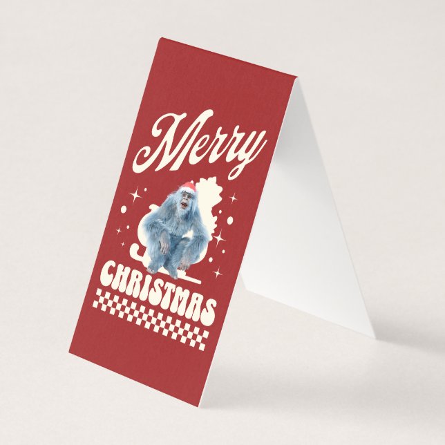 Funny Yeti - Merry Christmas (Front)