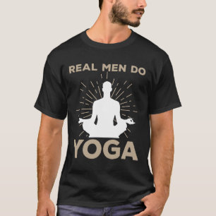 Funny Yoga Design For Men Boys Yoga Pose Meditatio T-Shirt
