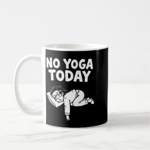 Funny Yoga Lazy Girl Fitness Humour Sarcastic Quot Coffee Mug